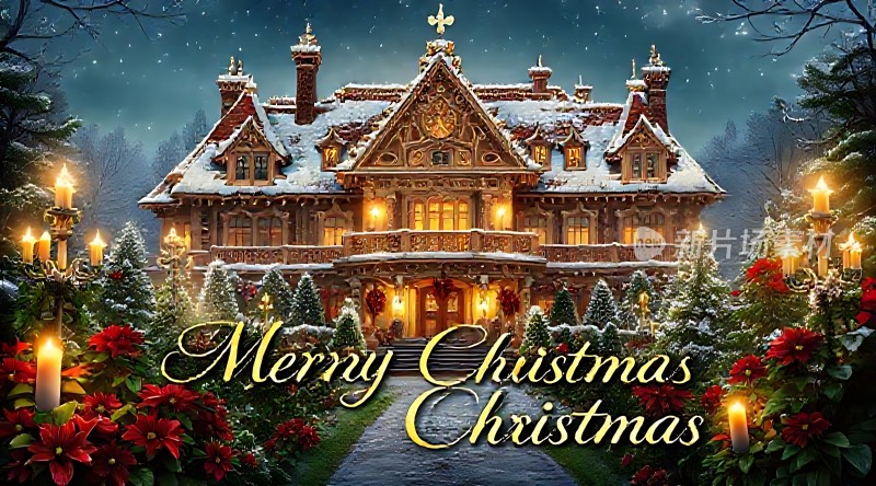 圣诞之夜温馨家园