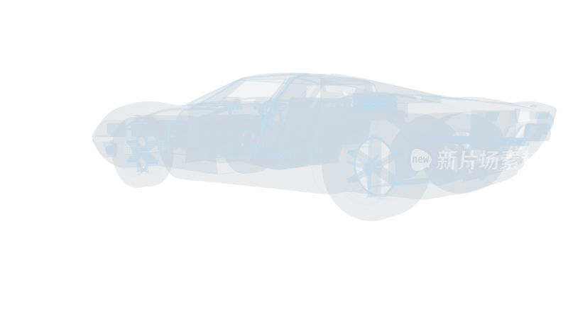 汽车福特轿车老爷车Ford GT 40