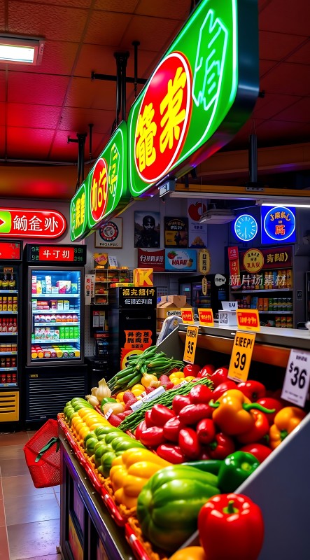 超市新鲜蔬果种类丰富价格实惠快来选购！