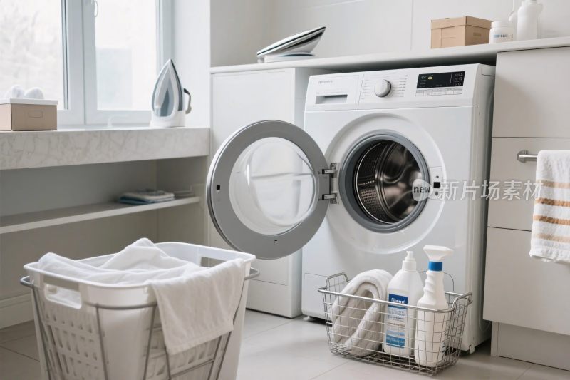 洗衣房洗衣场景