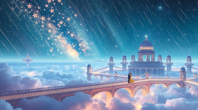 星空下的梦幻之城 星空下的梦幻之城