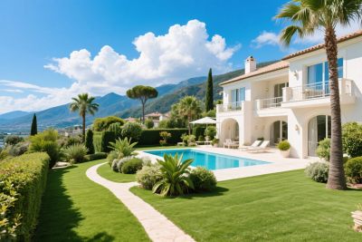 豪华别墅泳池景观 豪华别墅泳池景观