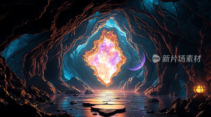 神秘洞穴中的光芒