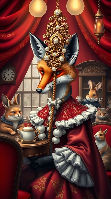 红衣狐王与茶会