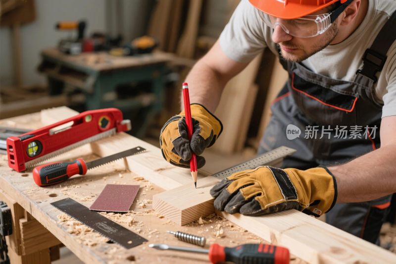 木工操作工具场景