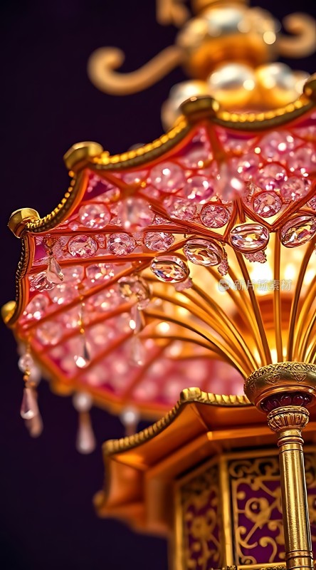 金碧辉煌的灯饰