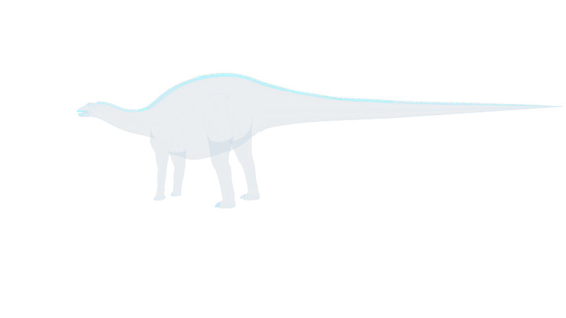 恐龙 Dicraeosaurus 叉龙属