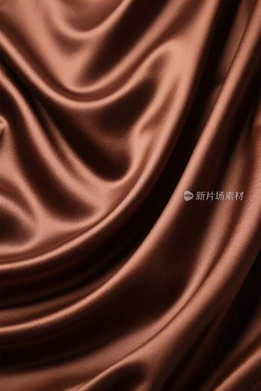 棕色绸缎质感背景