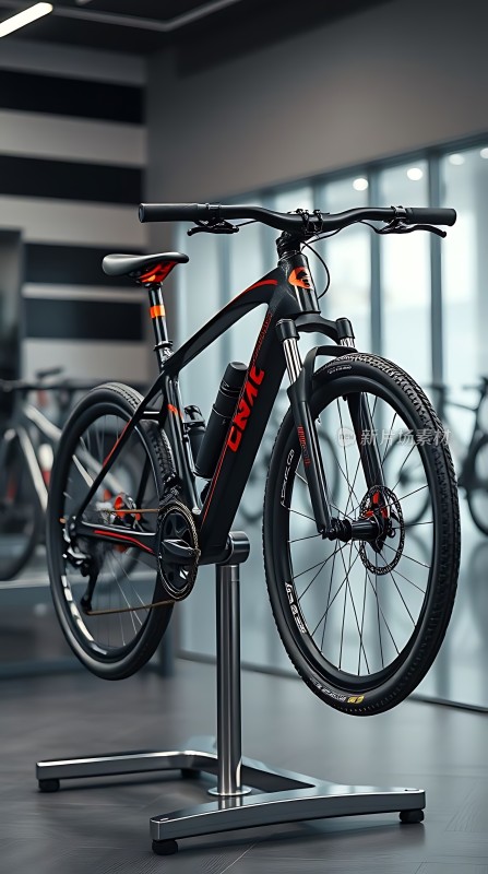 碳纤维山地自行车展示