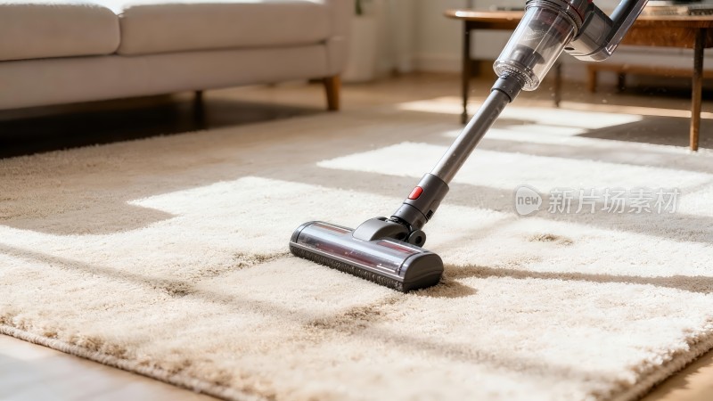 家用吸尘器清洁地毯