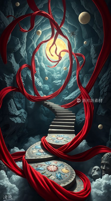 通往未知世界的神秘阶梯