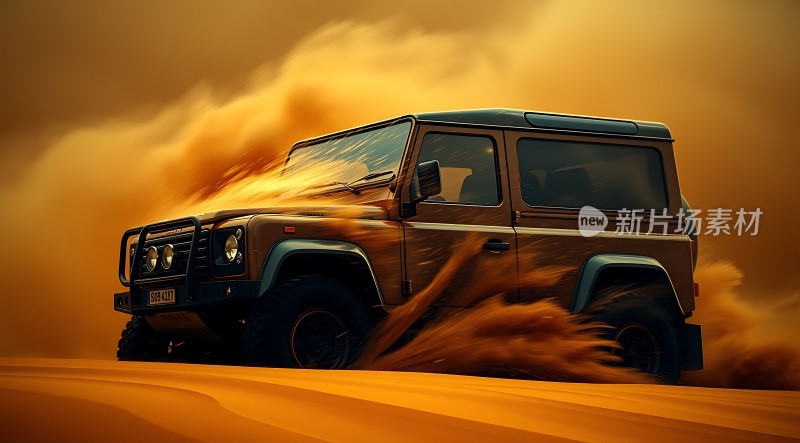 沙漠狂野之旅越野车驰骋沙海