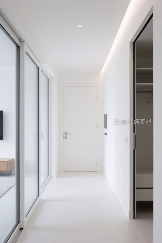 现代简约室内走廊