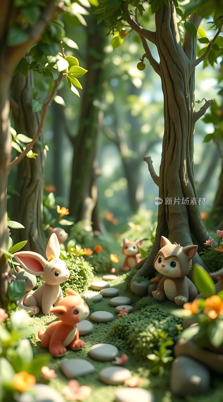 森林里的动物朋友