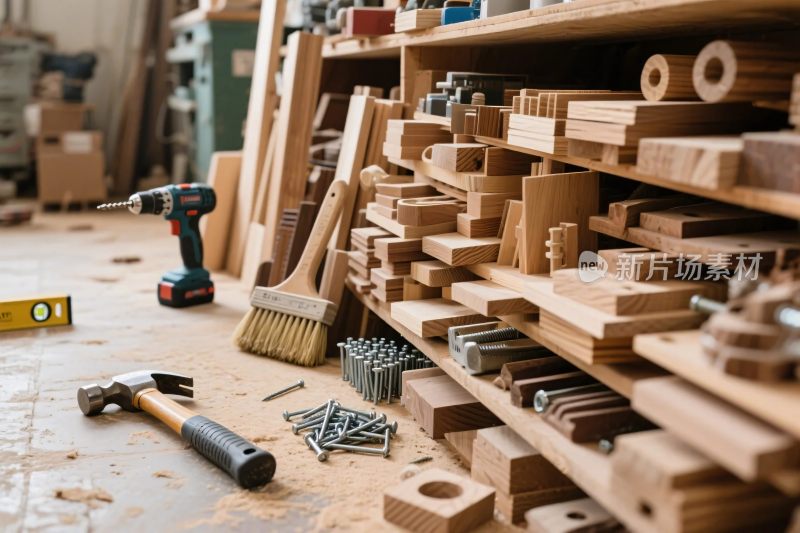 木工工作台与工具
