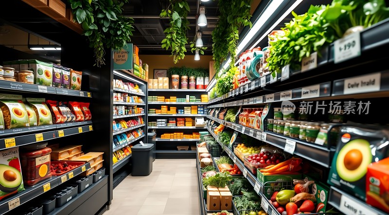 超市新片场素材