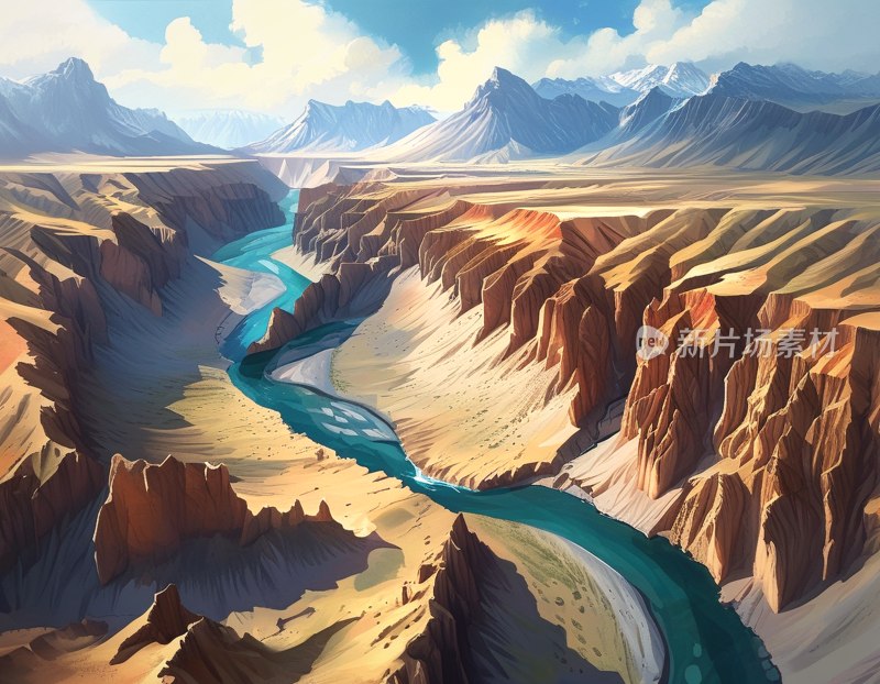 新疆大峡谷航拍