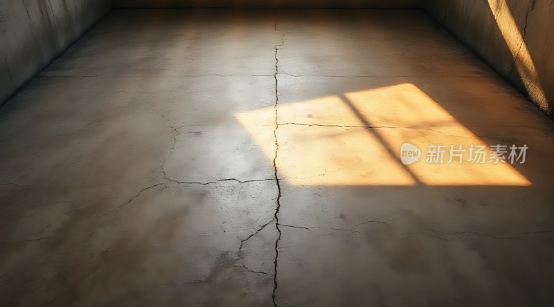阳光下的裂缝
