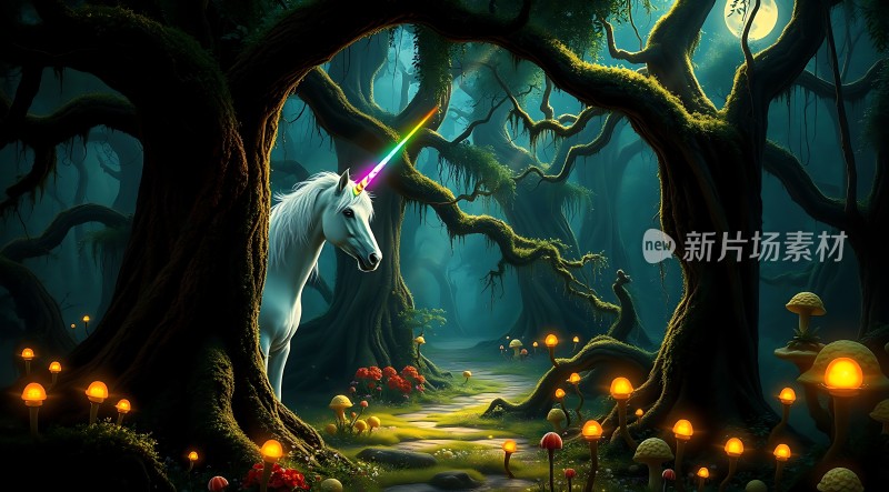 彩虹独角兽森林奇遇记