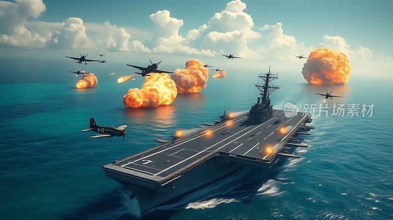 航母编队海空激战