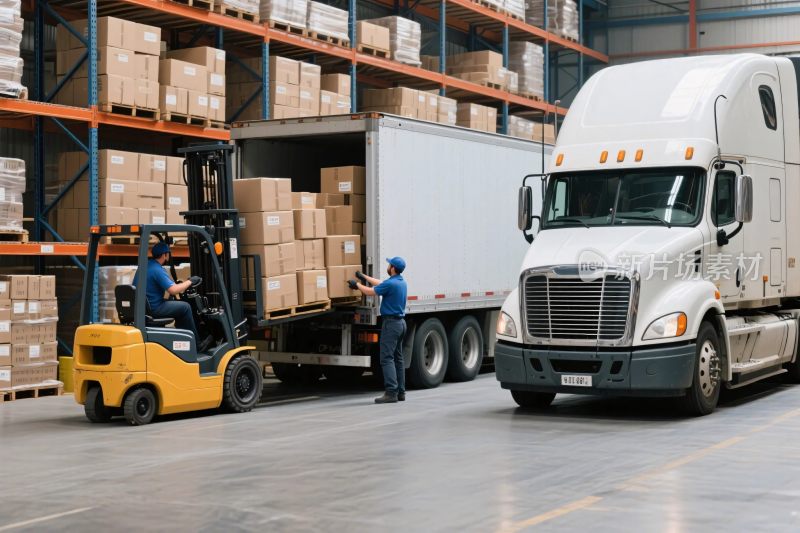 物流仓库装卸场景