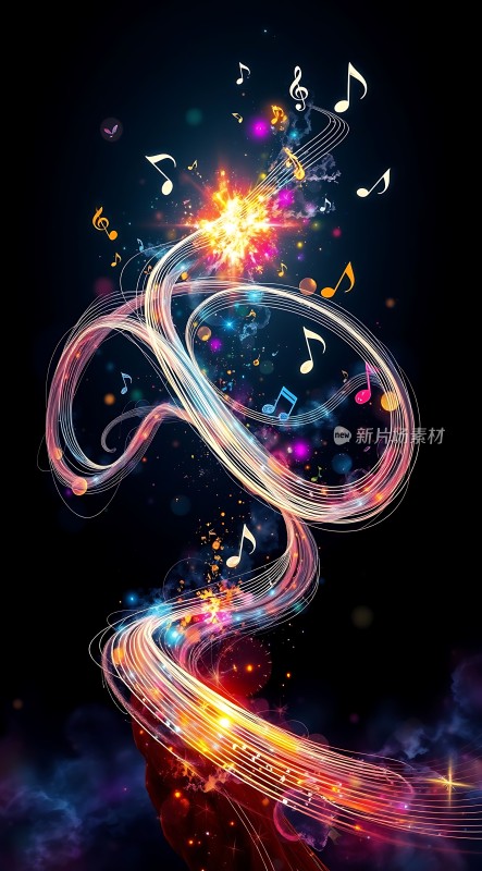 音乐之舞旋律与音符的炫彩交响