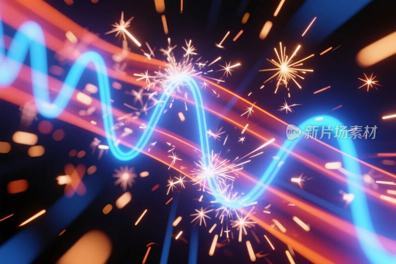 动态波纹火花特效图