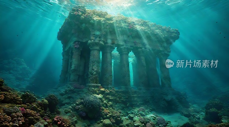 水下古建筑遗迹