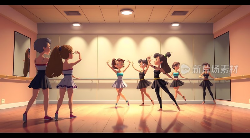 舞室里的青春旋律