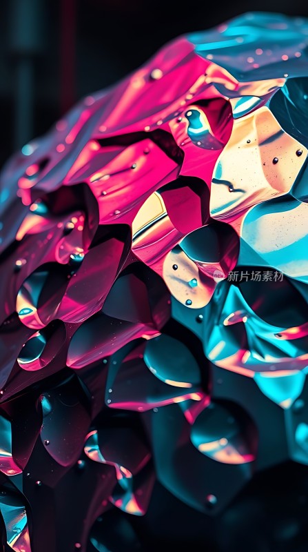 霓虹幻彩几何世界