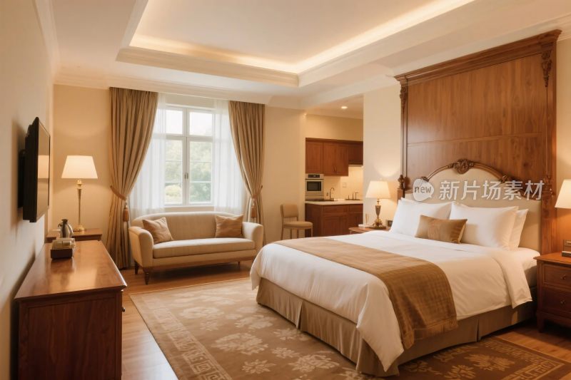 酒店客房室内场景