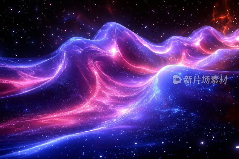梦幻绚丽的宇宙星云景象