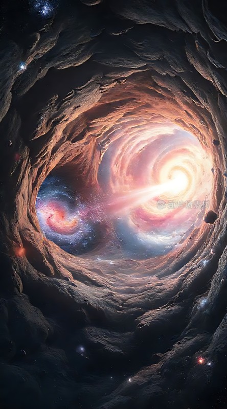 宇宙隧道探秘星云漩涡奇观