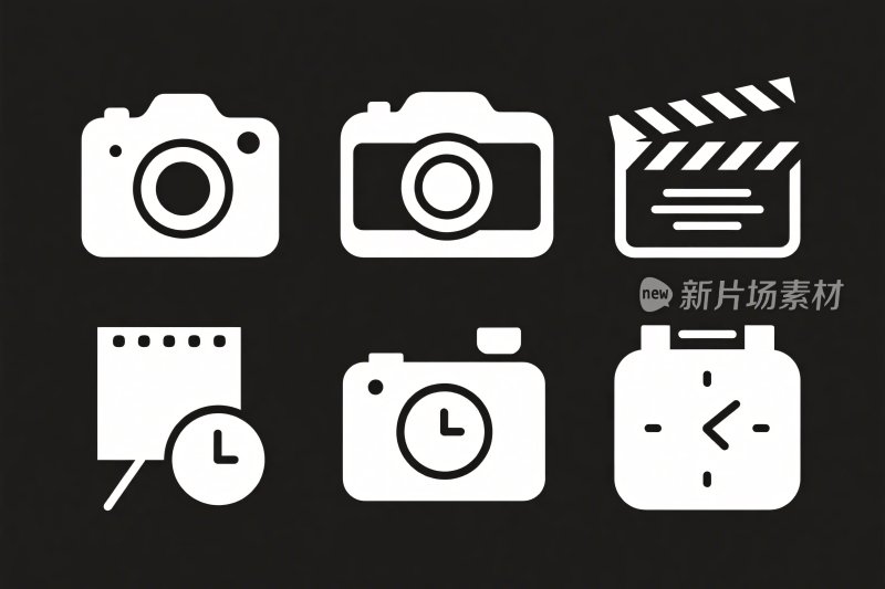 摄影相关图标集合