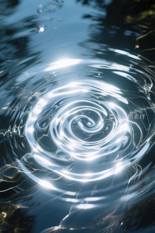 水面漩涡光影效果