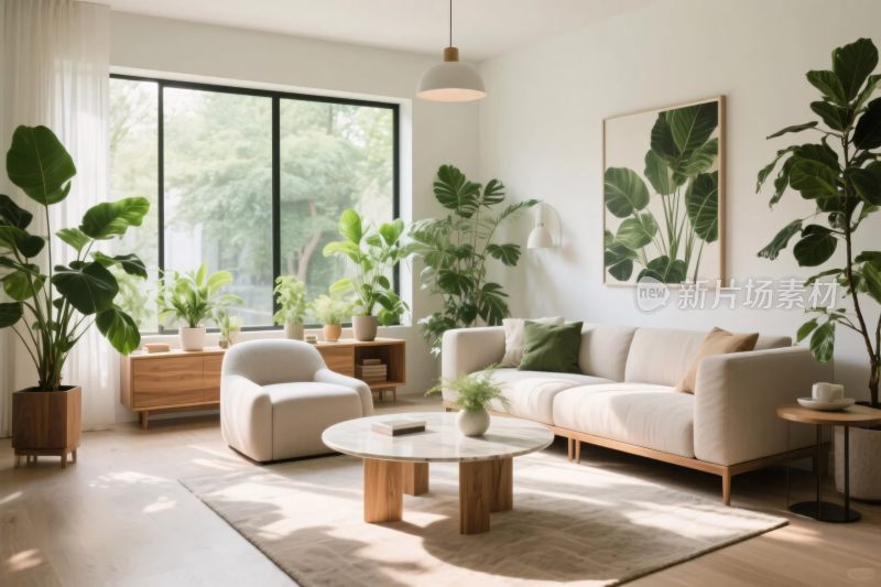 现代简约客厅布置