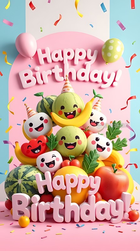 生日快乐！水果派对