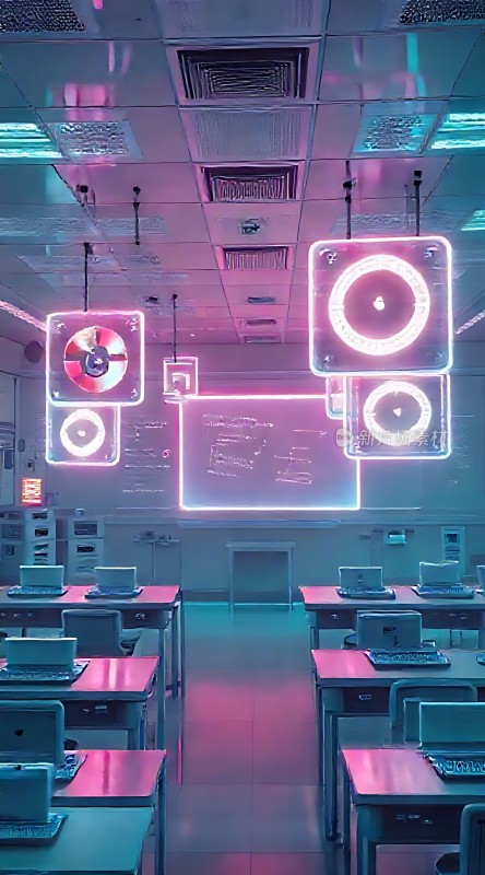 未来教室科技感十足