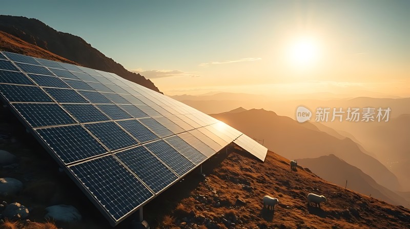 阳光下的绿色能源梦想