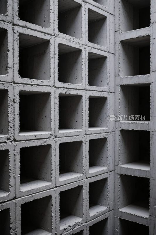 混凝土空心砖墙面