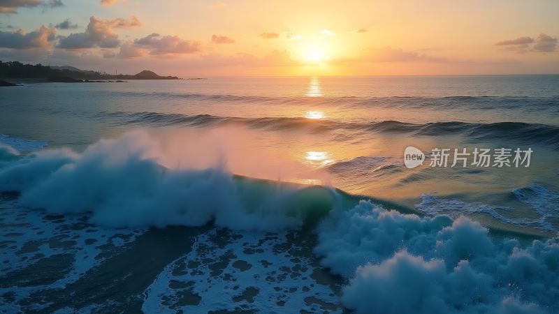 海上日出日落