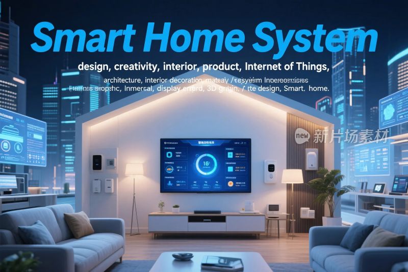 智能家居系统宣传图