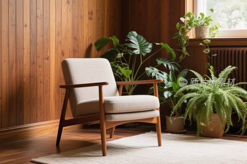 室内绿植休闲场景
