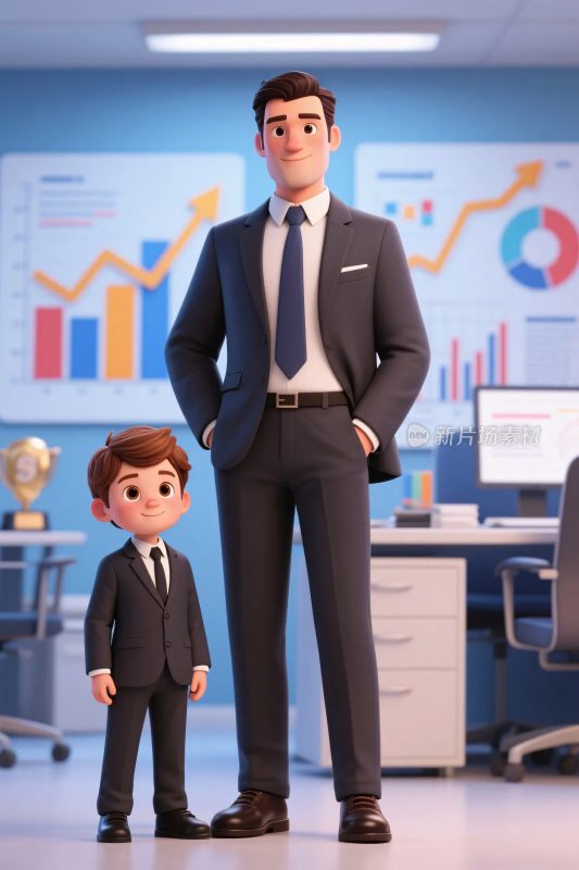 商务形象办公插画