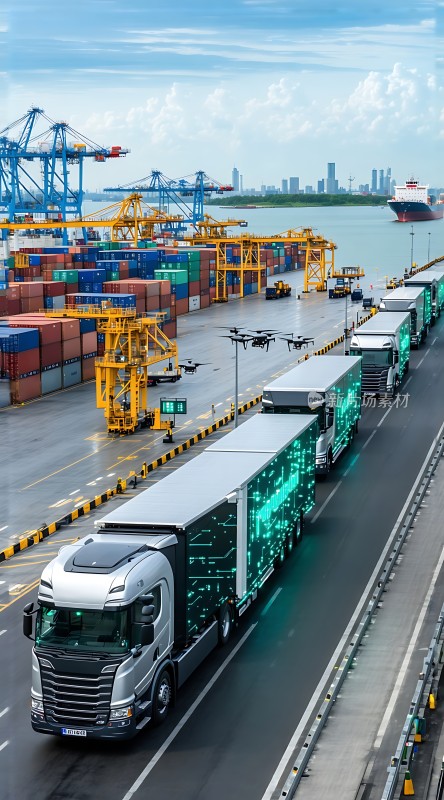 智能物流未来港口运输新篇章