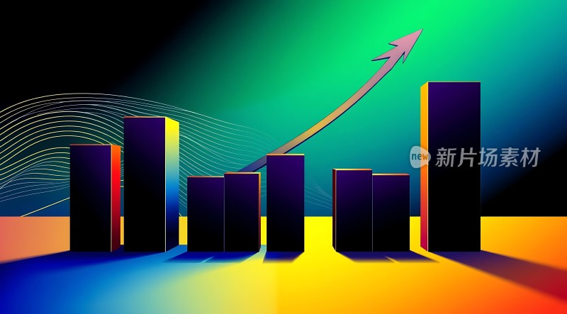 新片场素材数据增长趋势图