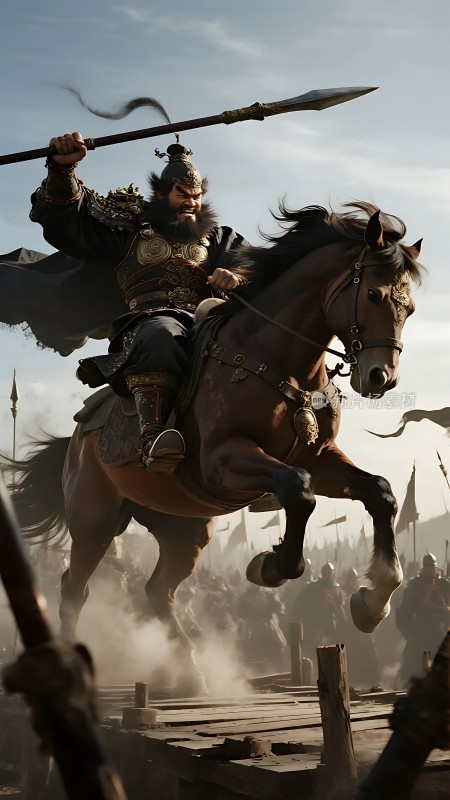 战马奔腾将军威武