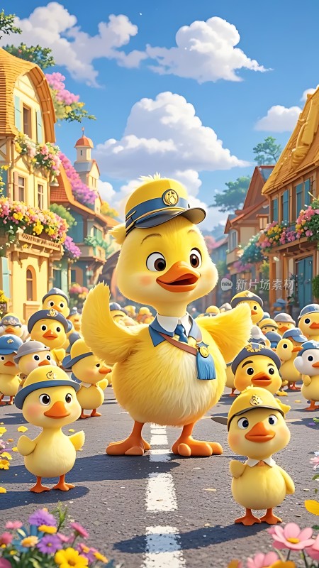 小黄鸭小镇大集合