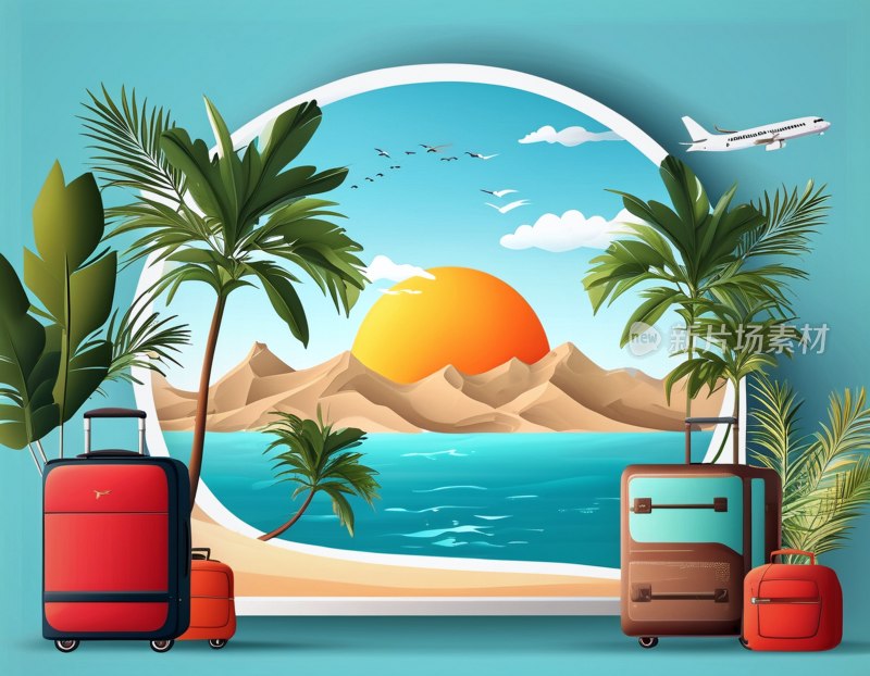 旅行社横幅模板