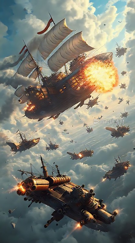 蒸汽朋克天空战舰激斗